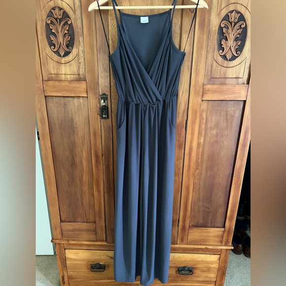 Stitch Fix Women’s Kaileigh Lexy Knit Jumpsuit Romper Gray/Sparrow/Purple Worn 1 - Picture 1 of 3